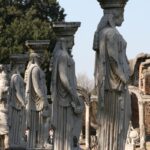 Canope, cariatides, Villa d'Hadrien à Tivoli