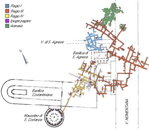 plan catacombe-sant-agnese