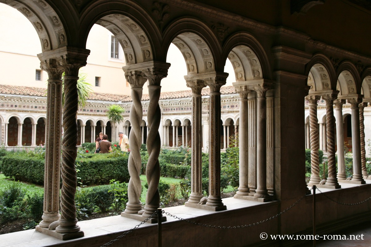 Cloister of the Basilica of St. Paul outside the walls, Rome