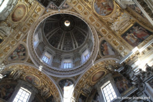 Photo de la coupole de la Chapelle Sixtine, Sainte-Marie Majeure à Rome