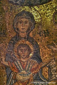 Byzantine mosaic of the Saint-Zeno Chapel, Sainte-Praxedes Basilica, Rome
