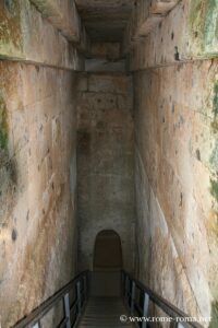 Access staircase to the Etruscan mound, Banditaccia, Cerveteri