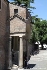 Exterior of the Basilica of Saint Clement in Rome