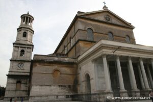Exterior of Saint Paul’s Basilica outside the walls