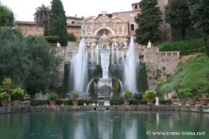 Villa d'Este in Tivoli: water show of the Renaissance