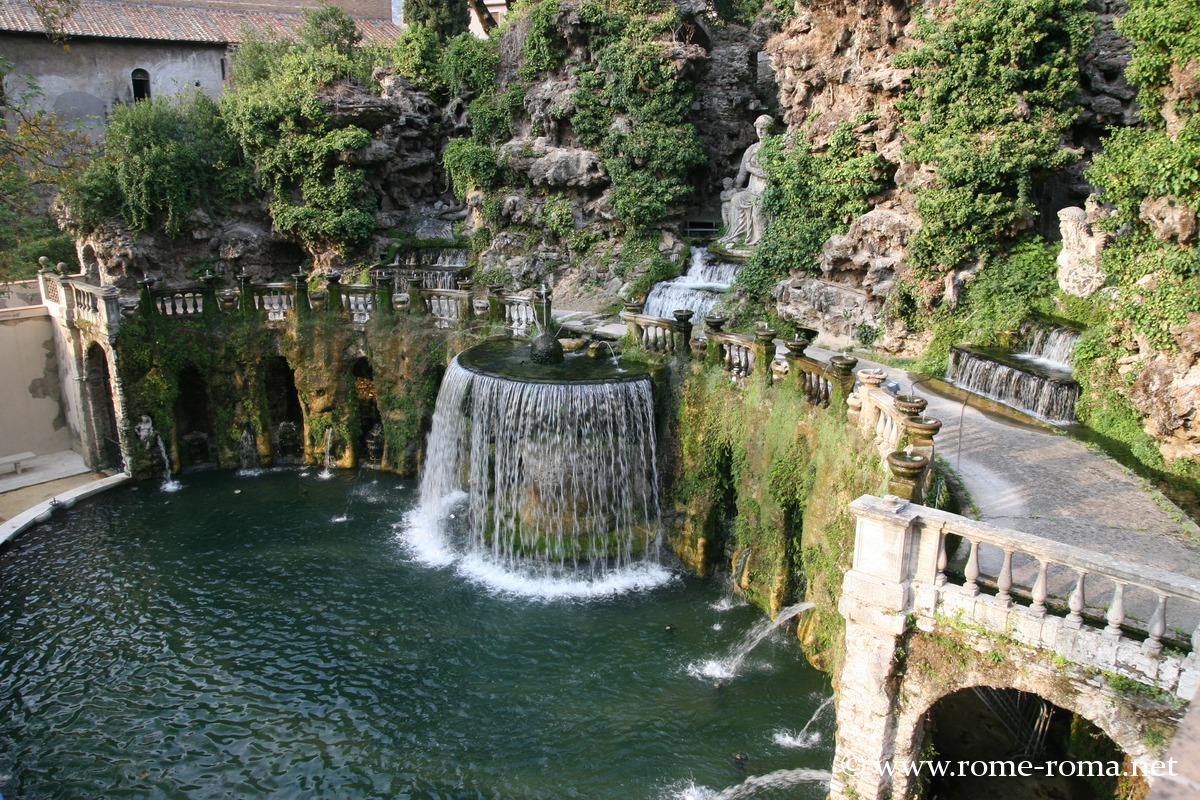Fountain of the oval, Gardens of the Villa d'Este