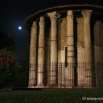 Forum boarium, Piazza della Boccà della Verità, avec le Temple rond, Rome