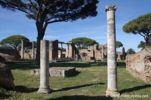Forum in Ostia antica