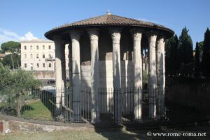 Boarium Forum, Piazza della Boccà della Verità, with the Round Temple, Rome