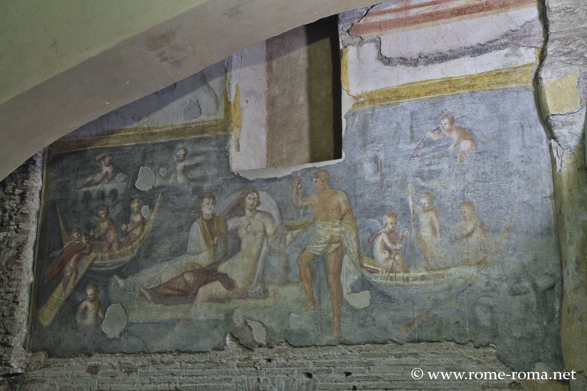 Fresques des maisons romaines du Caelius