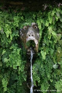 Fountain masks at the Villa d'Este