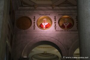 Medallion Pope Francis, Saint Paul outside the walls, Rome