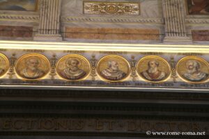Medallions of the Popes, Saint Paul outside the Walls, Rome