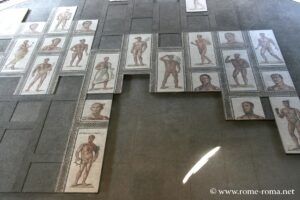 Mosaic of the athletes (Vatican Museums) from the Baths of Caracalla