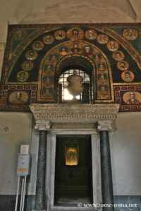 Exterior of the Saint Zeno chapel, Basilica Sainte-Praxedes, Rome