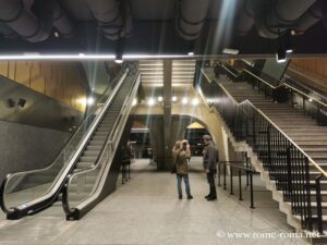 Nouvelle station de métro Colisée, ligne C à Rome