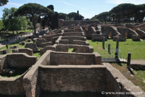 Houses around the Baths of Neptune in Ancient Ostia