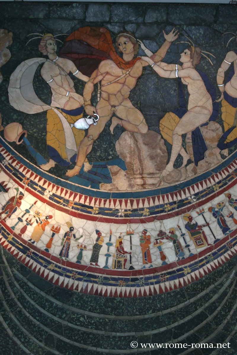 Panneau de la basilique de Giugno Basso sur l'Esquilin, IVe après J-C