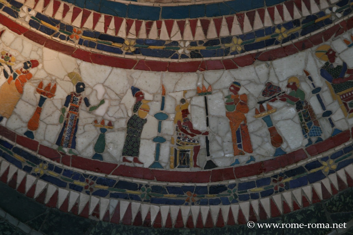 Panneau de la basilique de Giugno Basso sur l'Esquilin, IVe après J-C