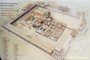 Plan of the Baths of Caracalla