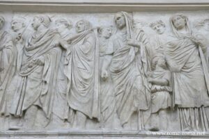 Procession : Auguste et gens, Ara PAcis , Rome