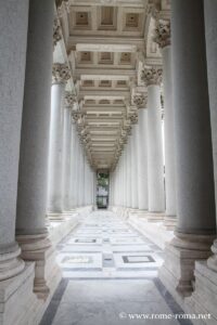 Alley of the quadriportico, Saint Paul’s Basilica outside the walls, Rome