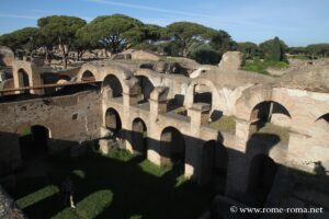 Residential area in Ostia antica
