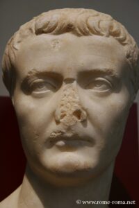 Buste de Tibère jeune, Palais Massimo alle Terme, Musée National Romain, Rome