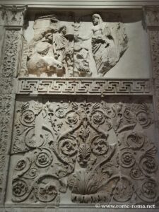 Sacrifice d'Enée aux pénates, Ara PAcis, Rome