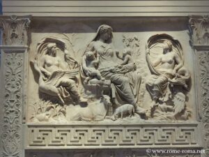 Saturnia Tellus, Ara Pacis, Rome