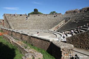 Roman theater in ancient Ostia