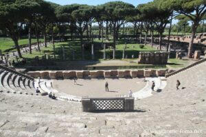 Roman theater in ancient Ostia