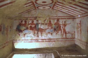 Tomb Claudio Bettini, Monterozzi Necropolis, Tarquinia
