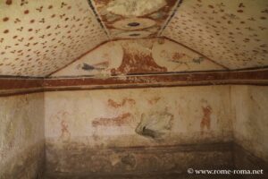Tomb of the small flowers, necropolis of Monterozzi, Tarquinia