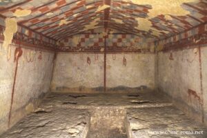 Tomb of the hunter, necropolis of Monterozzi, Tarquinia