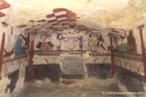 Tomb of the Lionesses, necropolis of Monterozzi, Tarquinia