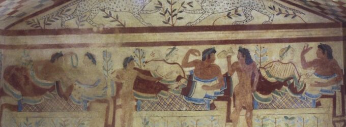 Tombe des léopards, nécropole de Monterozzi, Tarquinia