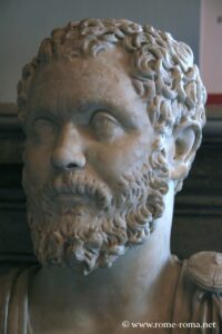Imperatore Claudio Albino, busto ritratto, musei capitolini