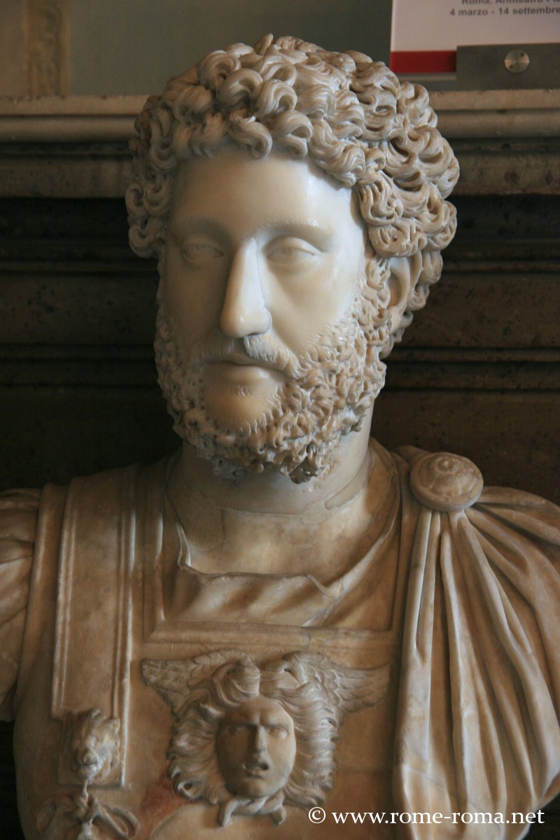Busto ritratto di Commodo, imperatore romano