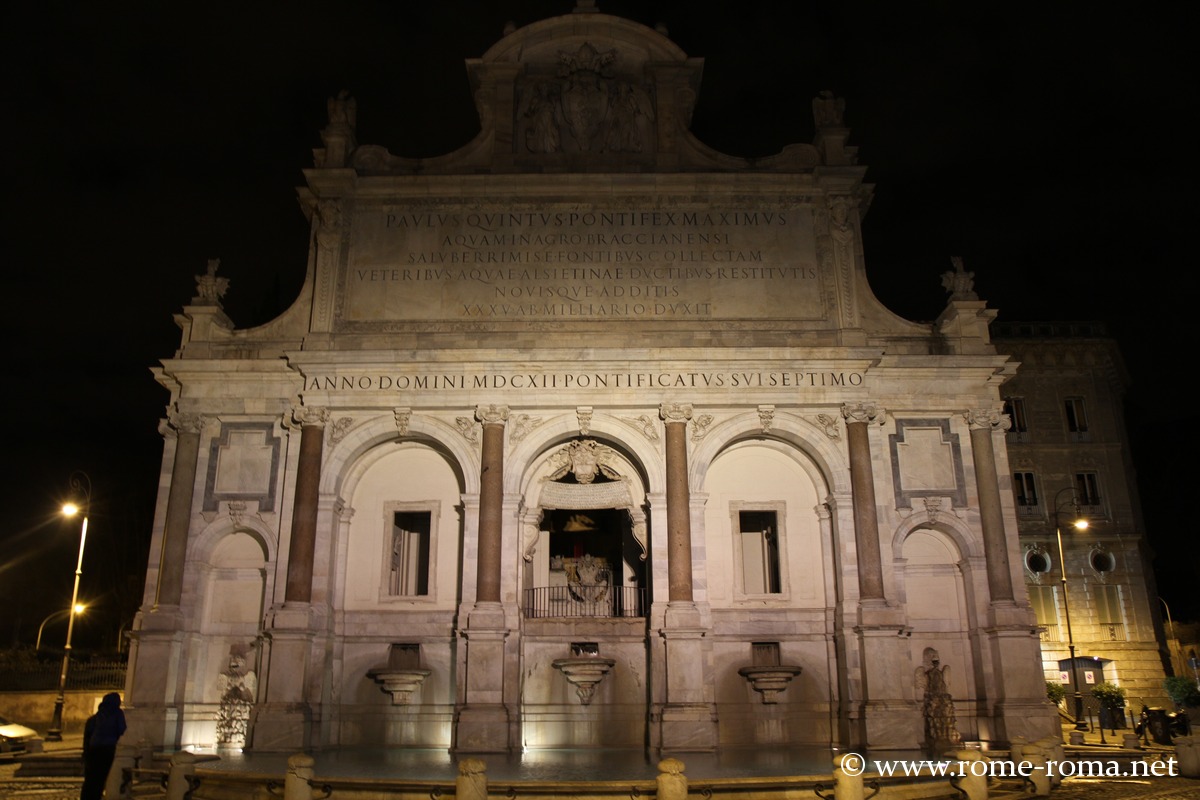 Fontaine de l'Acqua Paola