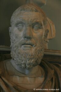 Imperatore Macrino, busto ritratto, musei capitolini