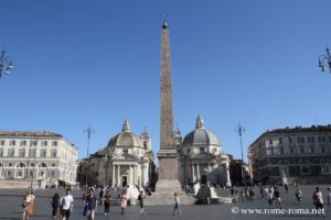 La Piazza del Popolo a Roma