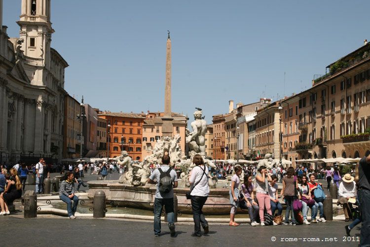 Visita e fotografie della Piazza Navona