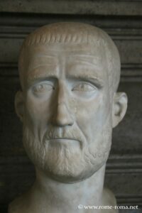 Imperatore Marco Aurelio Probo, busto ritratto, musei capitolini