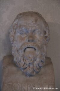 Socrate, busto ai musei capitolini di Roma