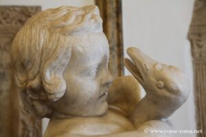 Bambino soffocante l'oca, dall'originale calcedoniano di boethos, musei capitolini