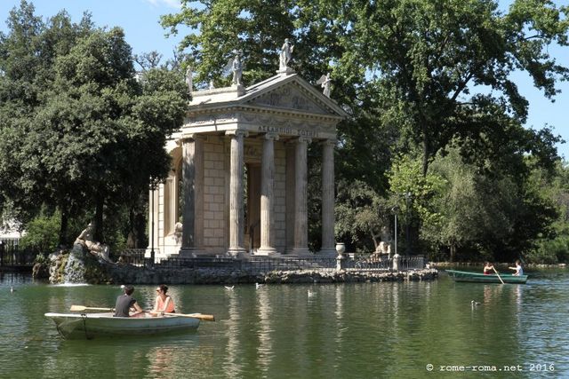 Visite du parc de la Villa Borghese