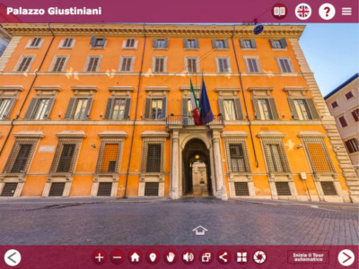 Visite virtuelle du Palais Giustiniani