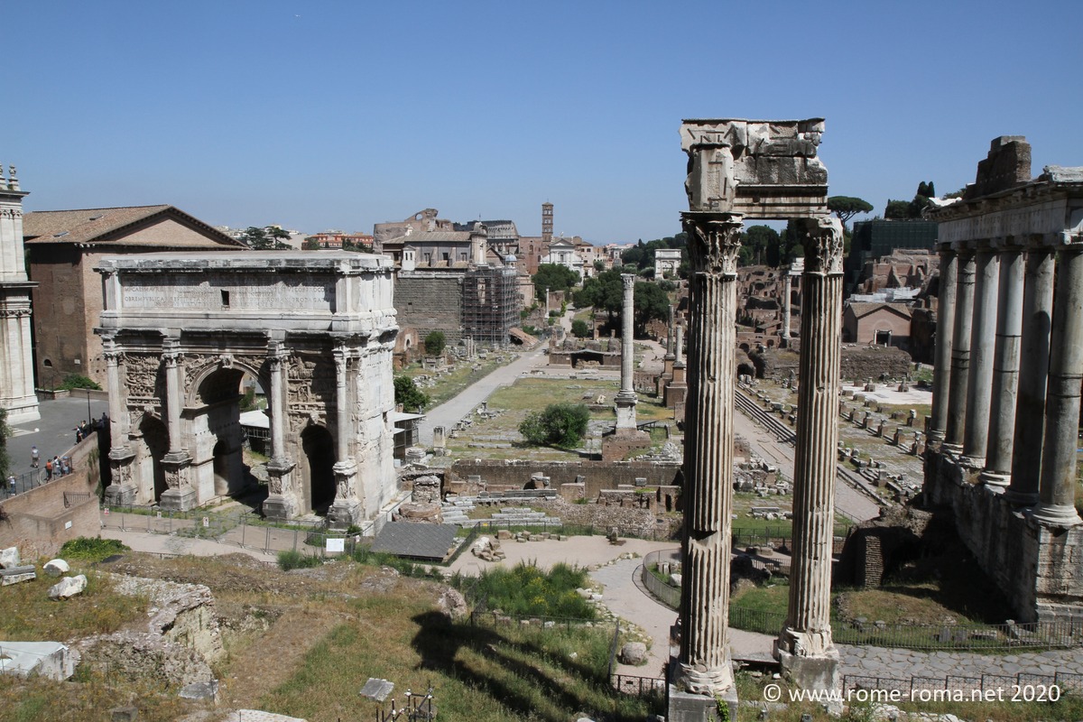 Fotografie del Foro romano