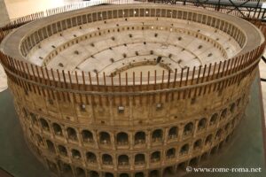 Model of the reconstructed Colosseum